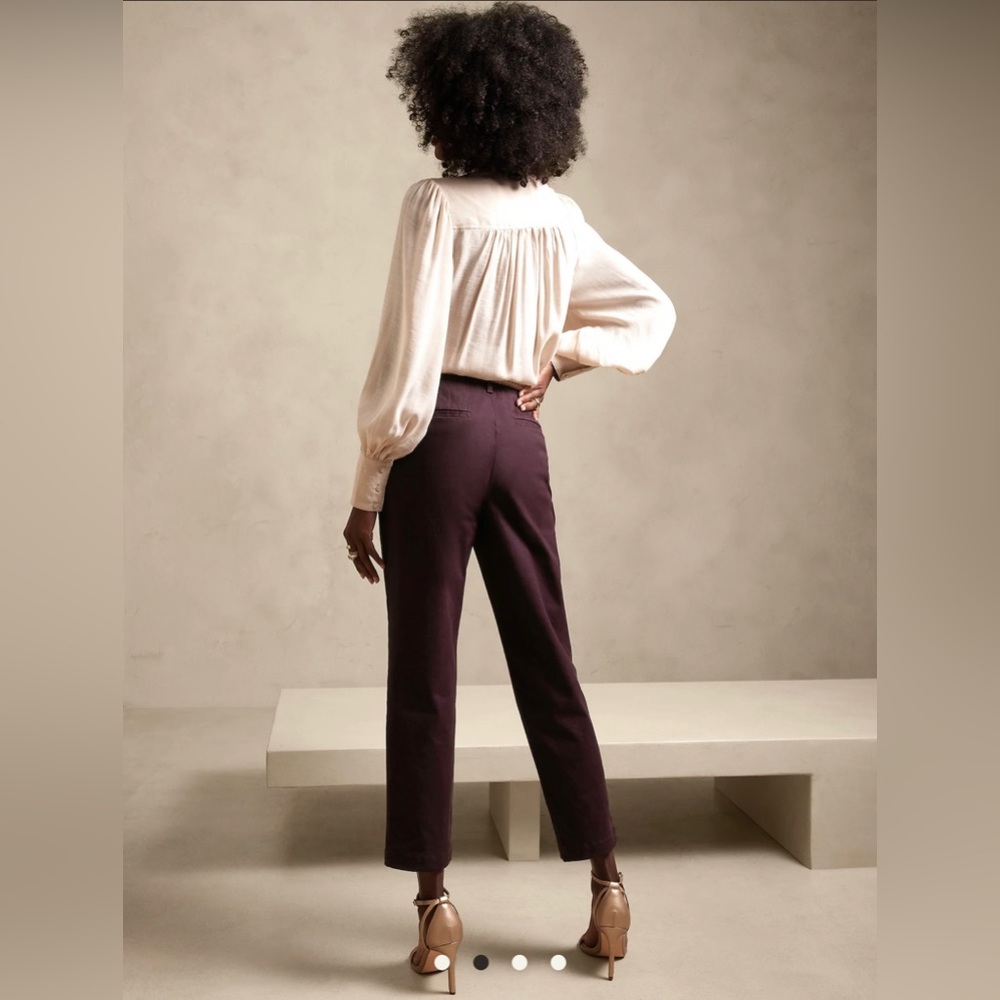 Banana Republic Slim Flat Front Chino